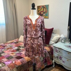 Banjara lightweight boho mini dress or blouse